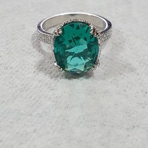 flawless parabia tourmaline sterling silver ring